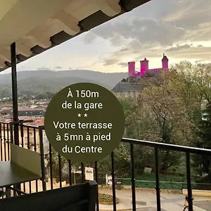 Aux 4 Logis Appart-hotel - Le Roof - Vue Splendide - Petit Dejeuner Inclus 1ere Nuit , Foix France